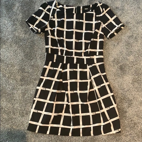 Black and white check ASOS dress - Picture 2 of 2